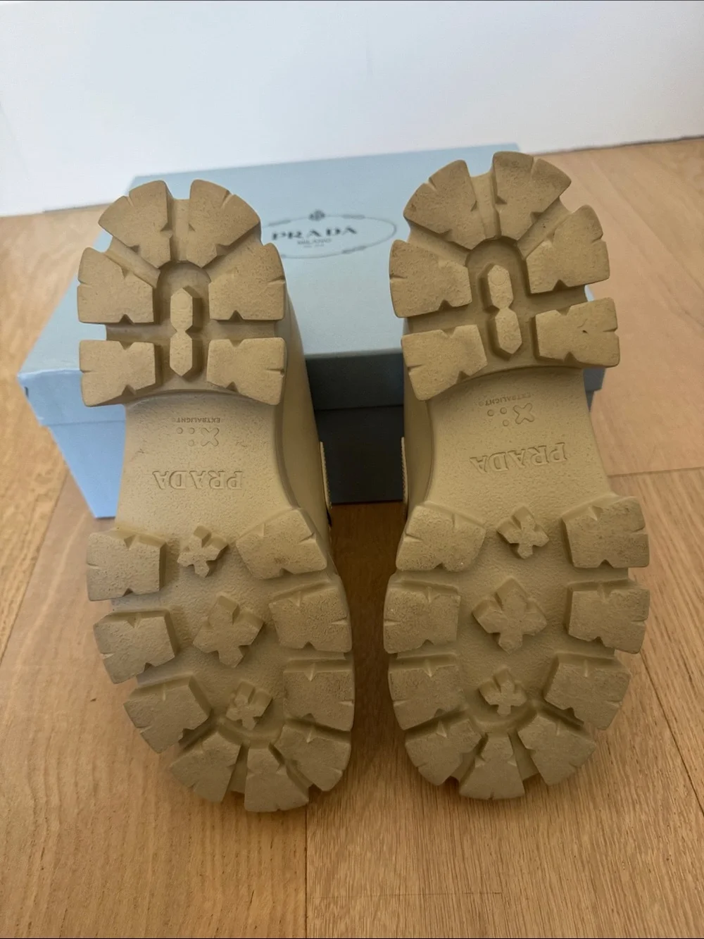 Prada Monolith leather loafer